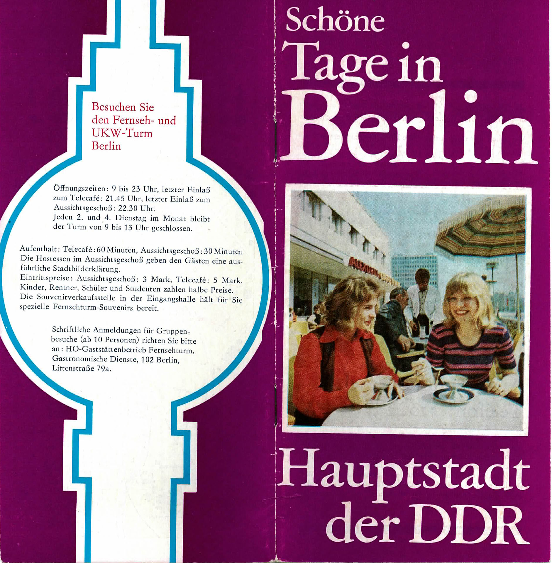 Schöne Tage in Berlin - Hauptstadt der DDR